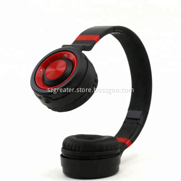 Glossy Portable Wireless Headset Bluetooth Headphone